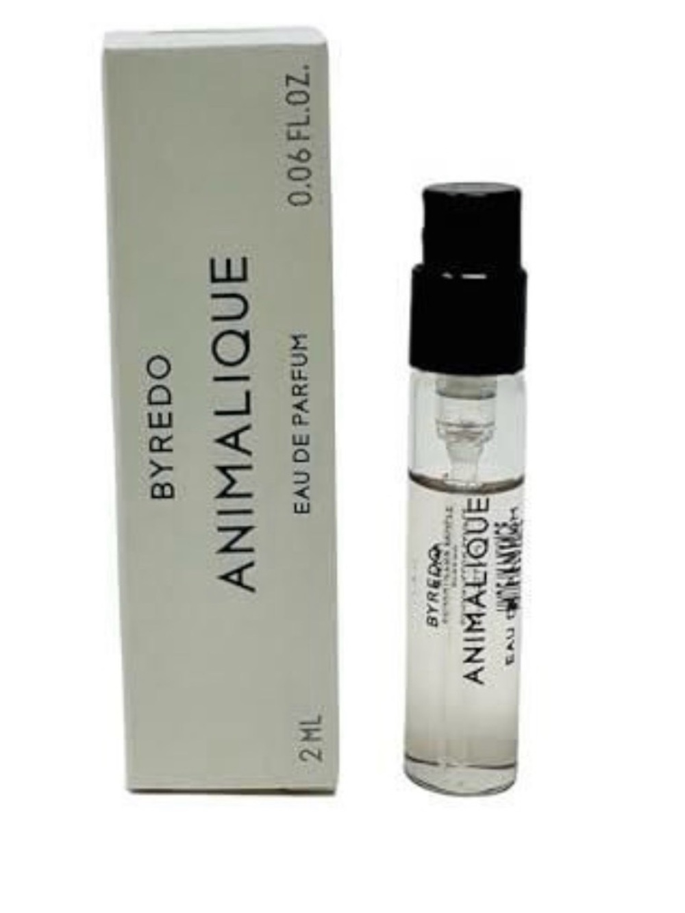 Byredo Animalique Mini Spray — Black Cap with Clear Glass Vial